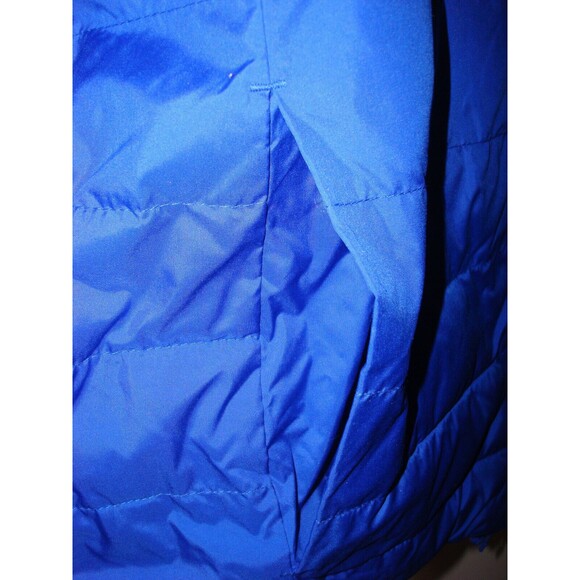 New NWOT J Crew KID Crewcuts Girls XL Reversible Puffer Coat Jacket Blue Aqua - Picture 5 of 16